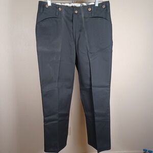 Ben Davis New Deadstock Vtg Original Black 50/50 Blend Frisco Pants 34x30 READ